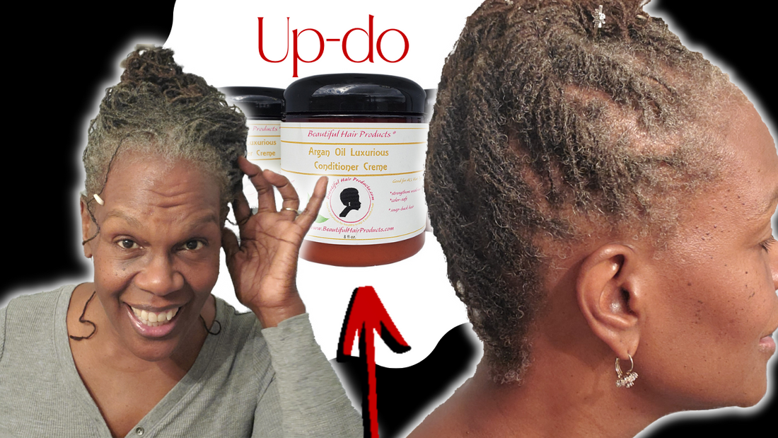 Video Tutorial Sisterlocks Up-do hair style 